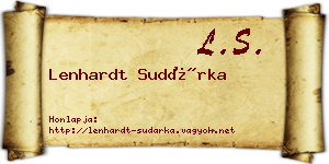 Lenhardt Sudárka névjegykártya